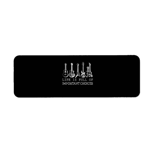 Guitar Lover | Das Leben ist voller wichtiger Ents (Vorne)