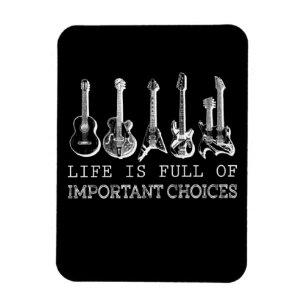 Guitar Lover Das Leben ist voller wichtiger Ents Magnet