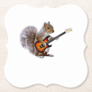 Guitar Lover | Eichhörnchen Gitarre spielen Untersetzer