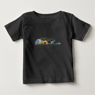 Guitar Lover Geschenk Cocker Spaniel Dog Watercolo Baby T-shirt