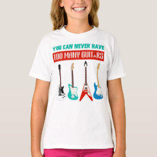 Guitar Lover Man kann nie viele Gitarren haben T-Shirt