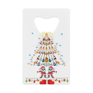 Guitar Père Noël Christmas Tree Amoureux de musiqu