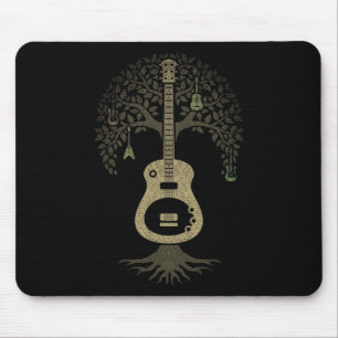 Guitar Player Earth Day Gift Guitar Mousepad