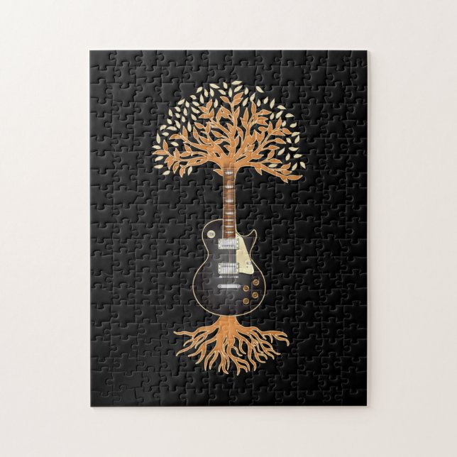 Guitar Player Gift Tree Guitar (Vertikal)