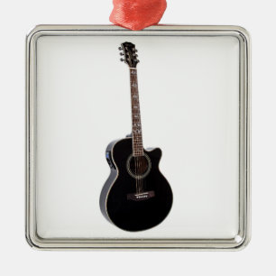 GUITAR PLAYER'S CHRISTMAS ORNAMENT AUS METALL