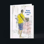 GUITAR PLAYING SON BIRTHDAY CARD DANKESKARTE<br><div class="desc">Wenn dein Sohn Gitarre spielt,  hier ist die perfekte Geburtstagskarte.</div>