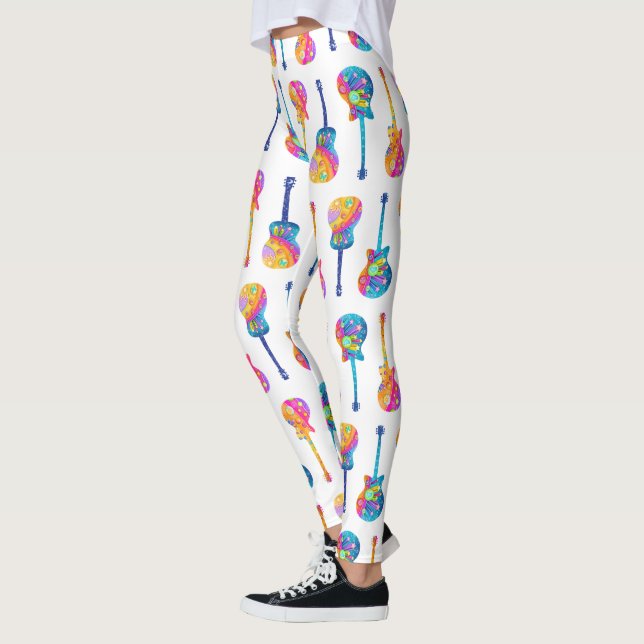 GUITAR POP ART LEGGINGS (Links)