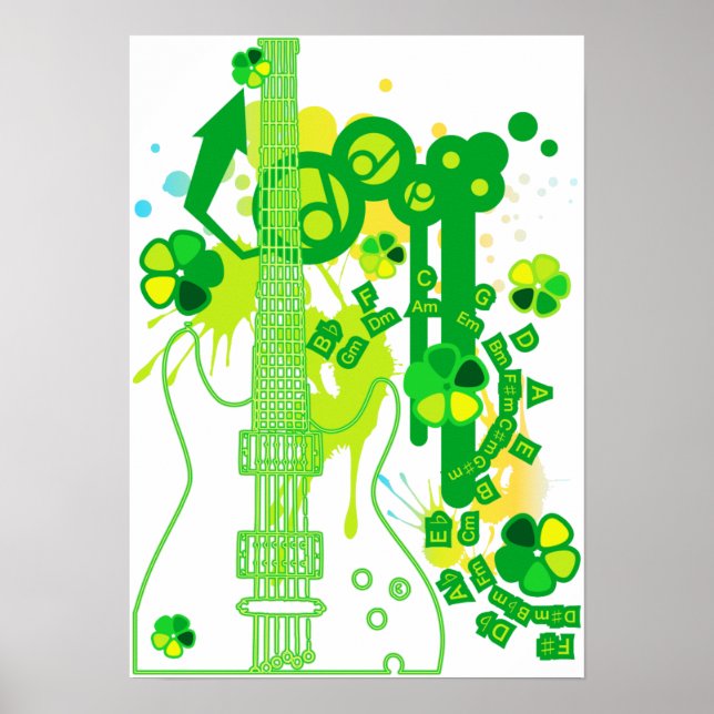 GUITAR-POP TUNES POSTER (Vorne)