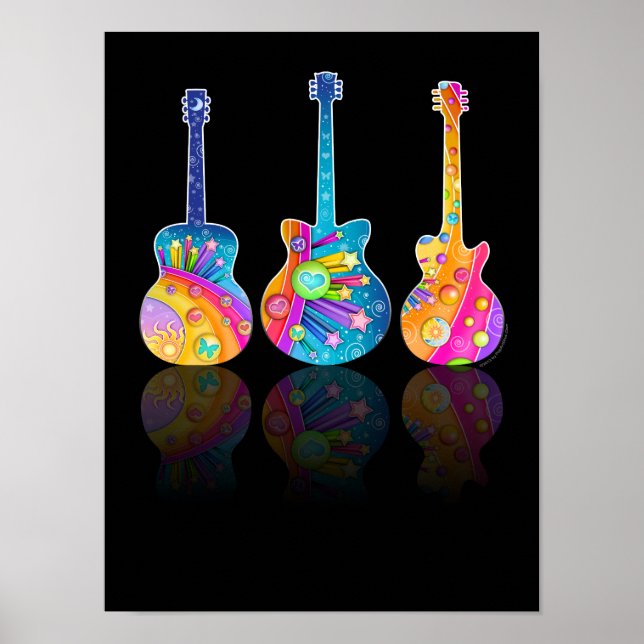 GUITAR REFLEXECTION POSTER (Vorne)
