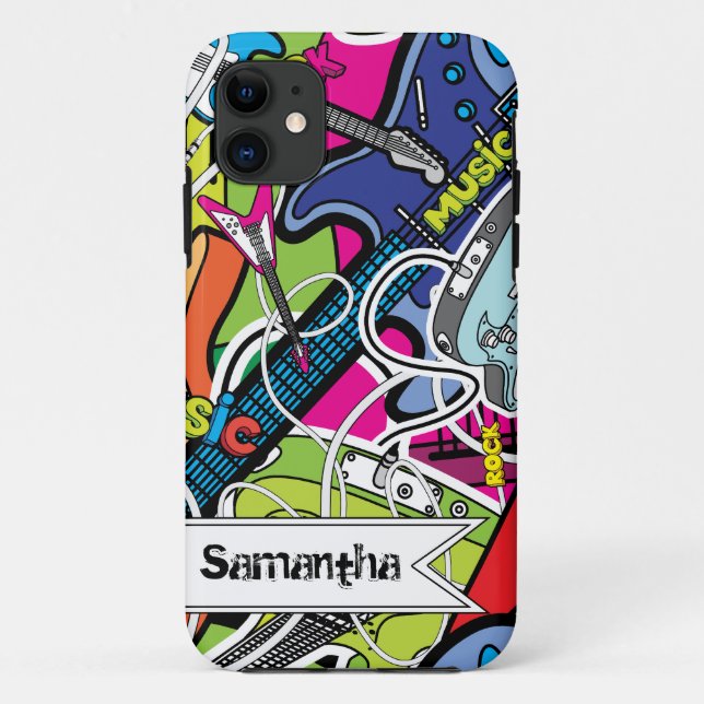 Guitar Rock Music Star Mate ID™ iPhone 5 Fall Case-Mate iPhone Hülle (Rückseite)