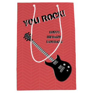 Guitar Rock Star Mittlere Geschenktüte