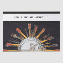 GUITAR STRINGS IN DER SONNE SEIDENPAPIER