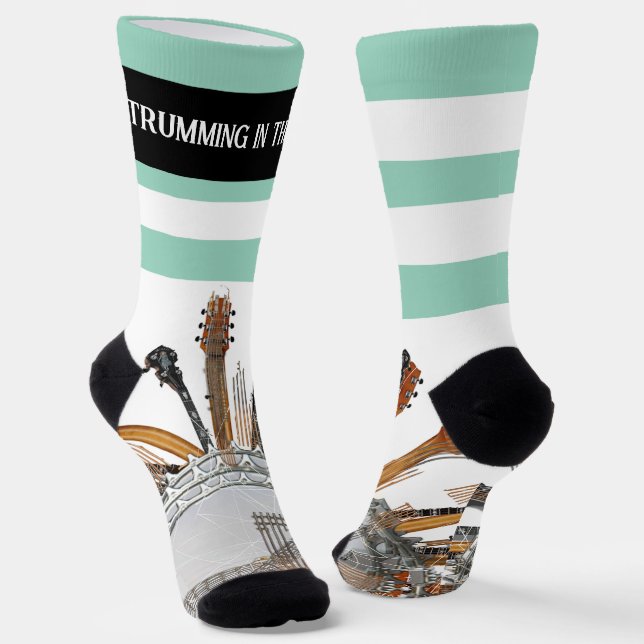 GUITAR STRINGS IN DER SONNE SOCKEN (Gewinkelt)