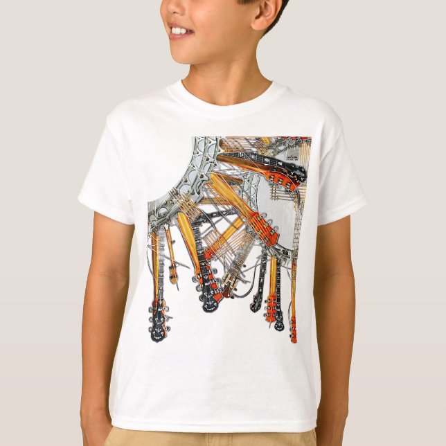 GUITAR STRINGS IN DER SONNE T-Shirt (Vorderseite)