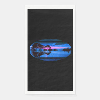Guitar Sunset Sky Treatments Lugano Highlights Serviette