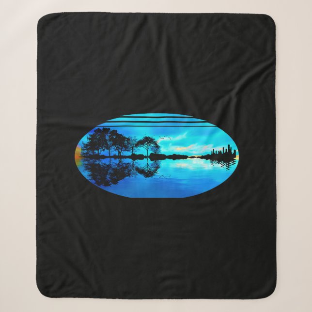 Guitar Sunset Sky Treatments Lugano Highlights Sherpadecke (Vorderseite)