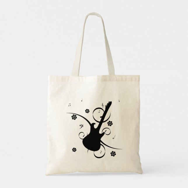 Guitar Tote Bag Tragetasche (Rückseite)