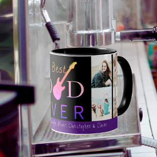 Guitar Vater Bester Vater je Foto Collage Vathage  Tasse