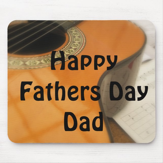 Guitar Vathers Day-Geschenk Mousepad (Vorne)