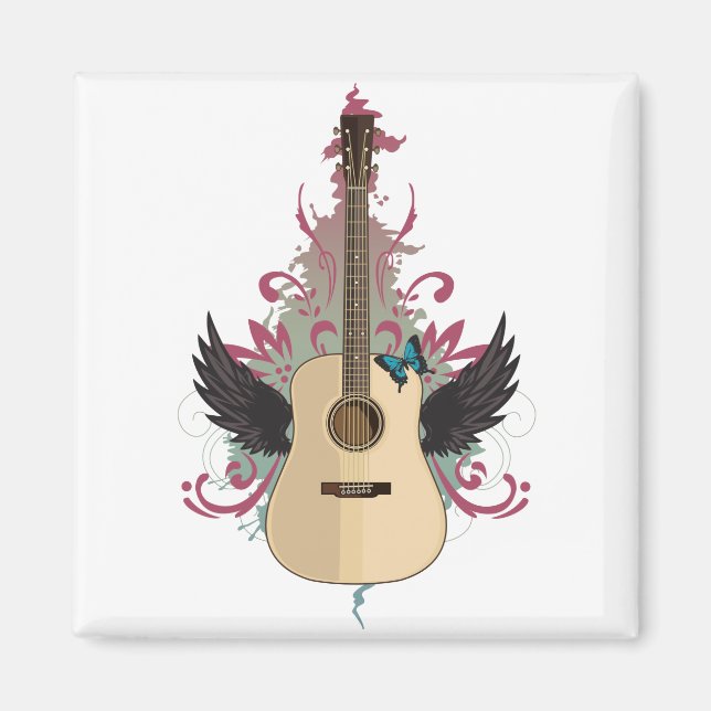 Guitar Vibes Magnet (Vorne)
