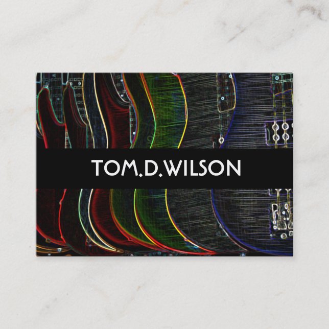Guitar-Visitenkarte Visitenkarte (Vorderseite)
