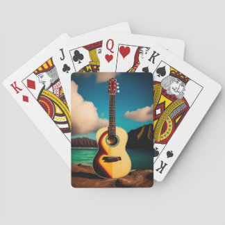 Guitare acoustique Cartes de jeu