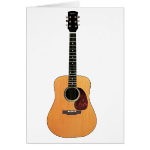 Guitare acoustique verticale