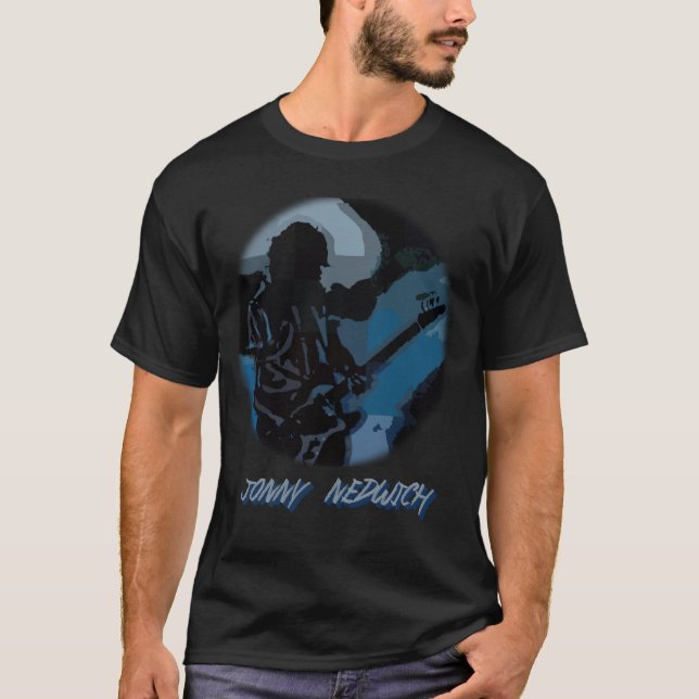 Guitare Bluegrey Moodlit de T-shirt de Nedwich (Devant)