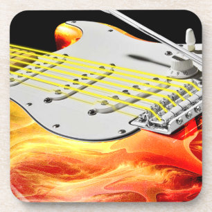Guitare électrique Art 2 Dessous de verre