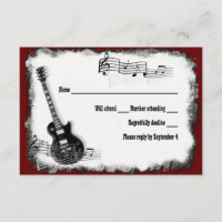 Guitare électrique Black Red Music RSVP