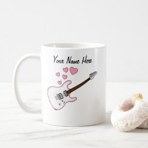 Guitare électrique Personnalisé Mariage Mug Guitar