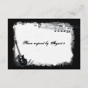 Guitare électrique Rough Music rsvp avec enveloppe
