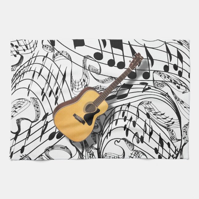 GUITARE - SERVIETTE DE CUISINE (Horizontal)