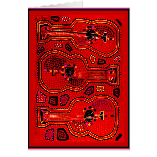 Guitares indiennes de Kuna (Devant)