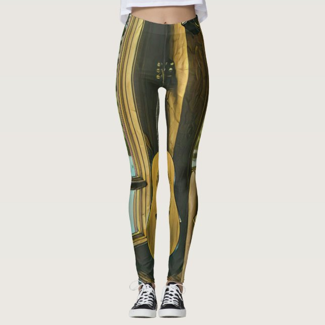Guitarist birthday gift leggings (Vorderseite)