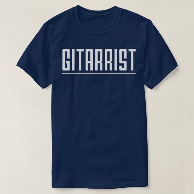 Guitarist Funny Musician  (6) T-Shirt (Design vorne)