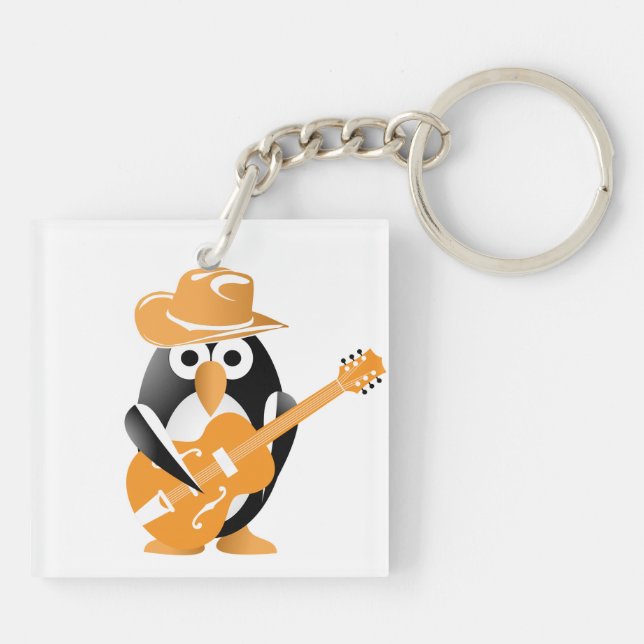 Guitariste pingouin (Dos)