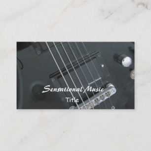Guitars Sensationelle Musik Visitenkarte