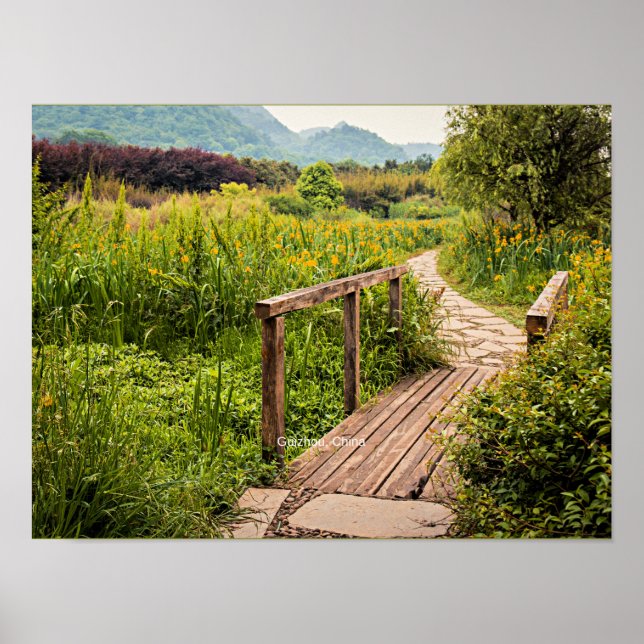 Guizhou, China scenic photograph, Poster (Vorne)