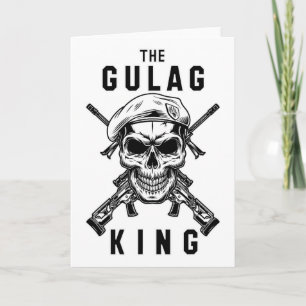 Gulag-König Gaming Gamer Warzone Gamer Geschenk Karte