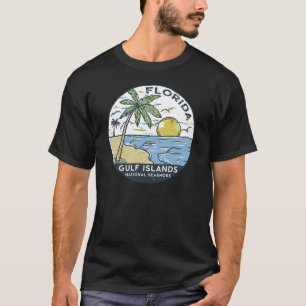 Gulf Islands National Seashore Florida Vintage auf T-Shirt
