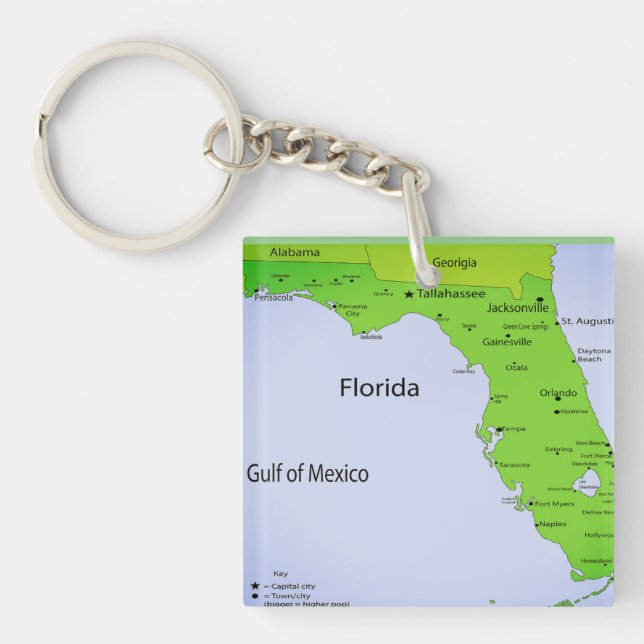 GULF OF MEXICO SCHLÜSSELANHÄNGER (Vorderseite)