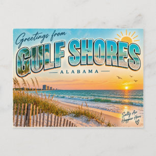 Gulf Shores Alabama  Postkarte