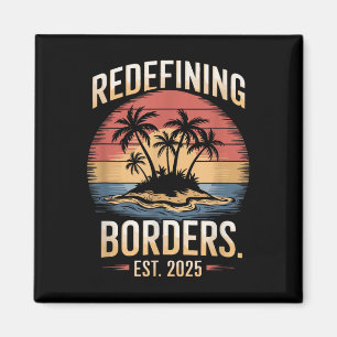 Gulf USA America Humour Trump Patriotic 2025 Magnet