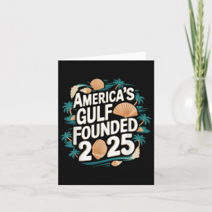 Gulf USA America Humour Trump Patriotic 2025 Pri Karte