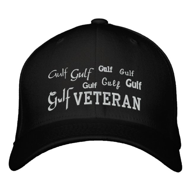 Gulf Veteran - bestickter Hut (Vorderseite)