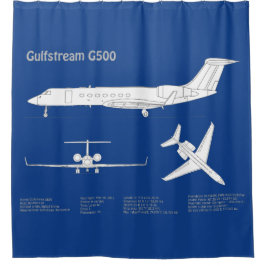 Gulfstream G500 - Flugzeugkonzepte ABD Duschvorhang