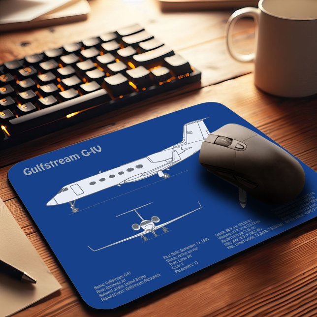 Gulfstream G-IV - Flugzeugkonzepte ABD Mousepad (Von Creator hochgeladen)