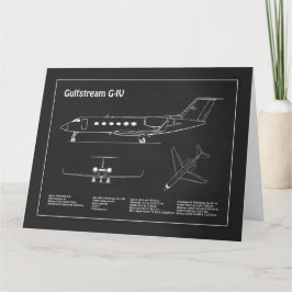 Gulfstream G-IV - Flugzeugkonzepte PD Dankeskarte