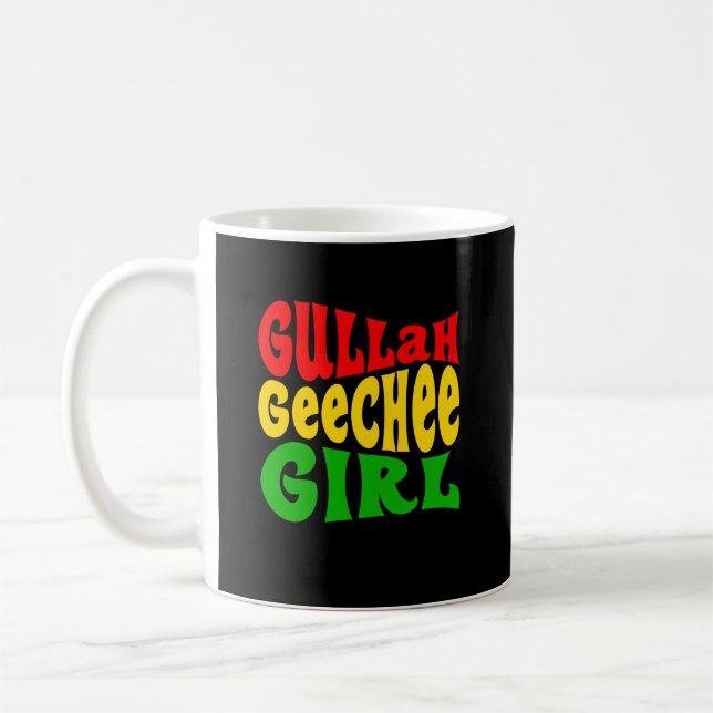 Gullah Geechee Girl Gift Kaffeetasse (Links)